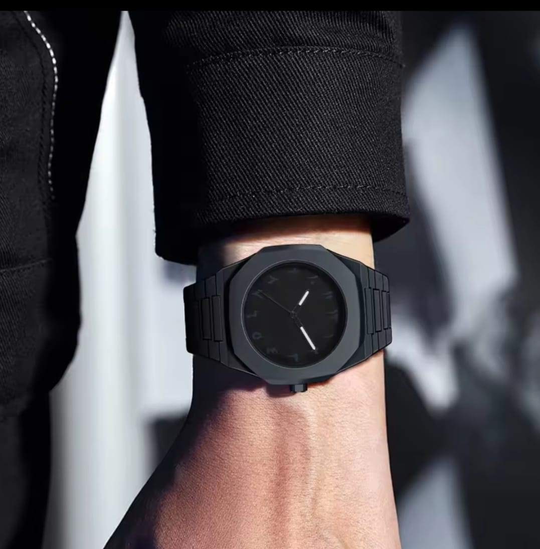 Black Arabic Watch