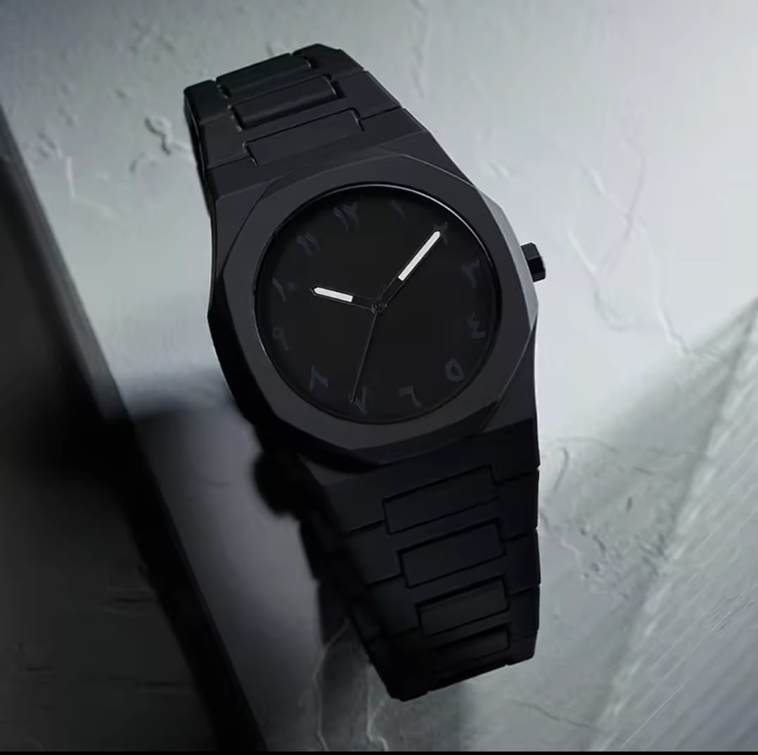 Black Arabic Watch